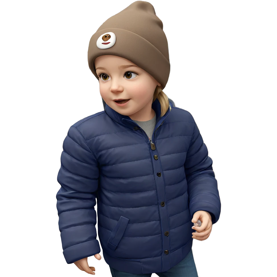 realistic girl with hat emoji