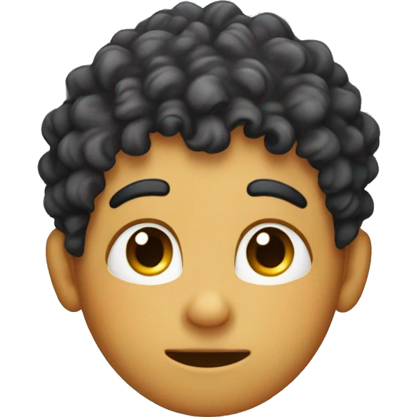 A curly head boy face palming his face emoji