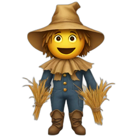 scarecrow emoji