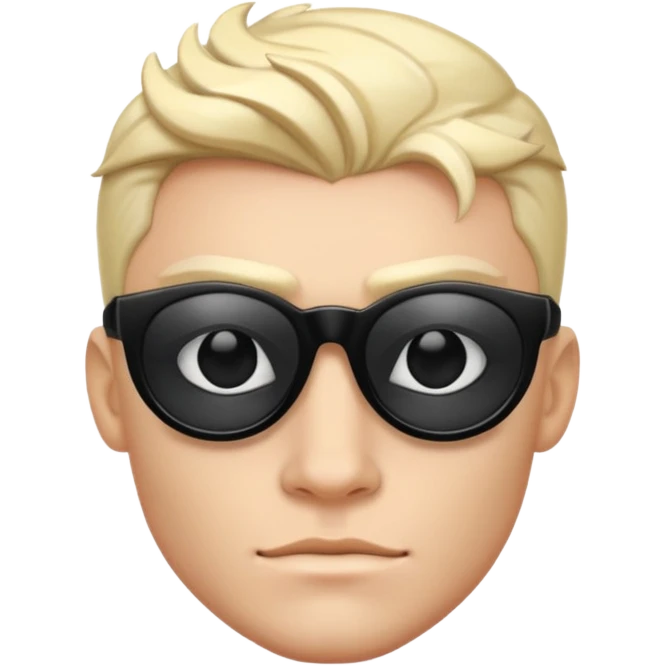Drago lentes negros  emoji