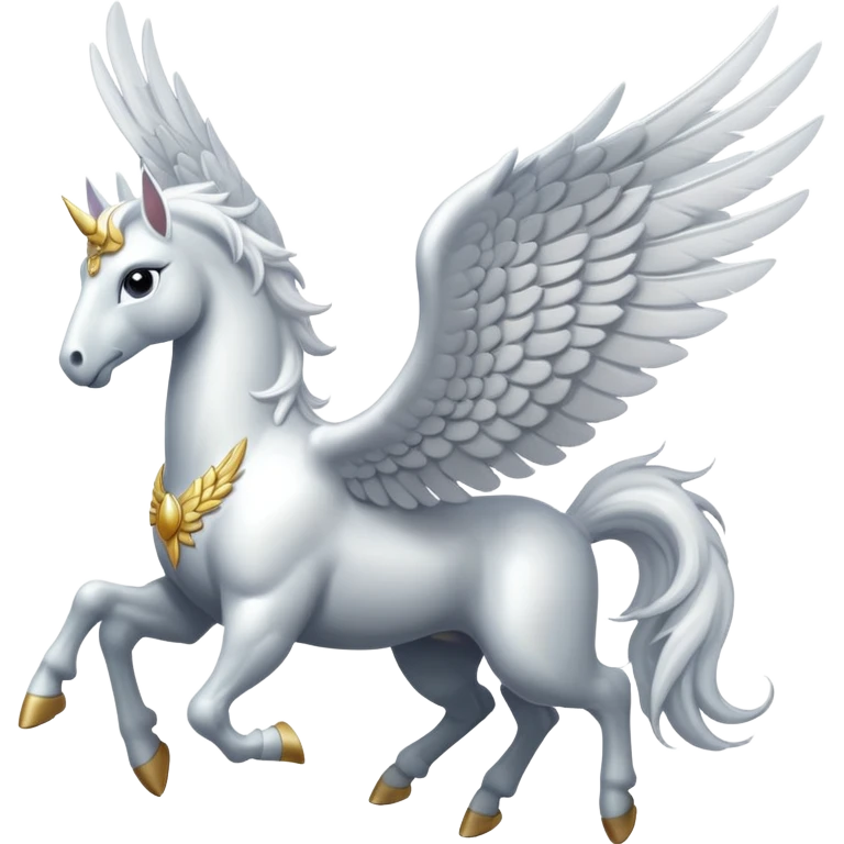 White horse Pegasus emoji
