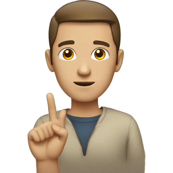person poiting at you emoji