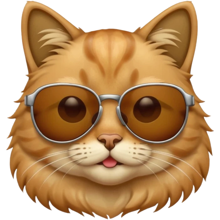 Cat wearing sunglasses emoji