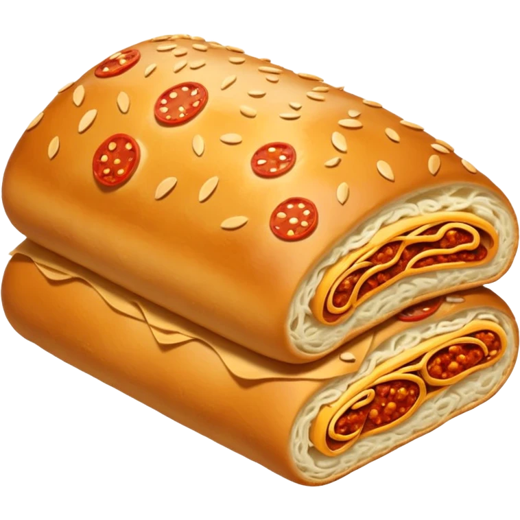 no sesame pepperoni roll emoji