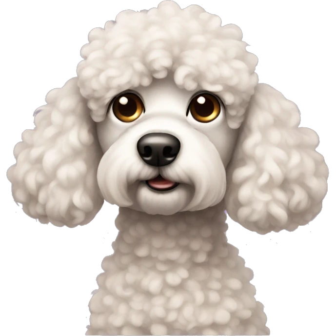 sad poodle emoji