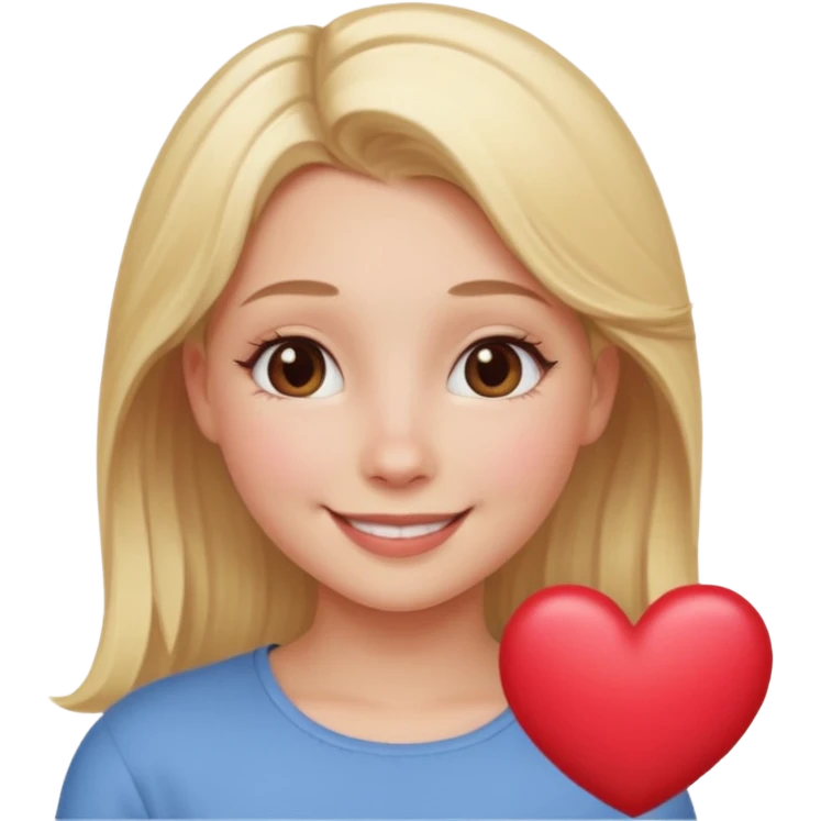 Define a beautiful girl who is really close to my heart in emoji emoji