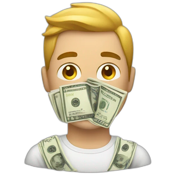 guy with money emoji