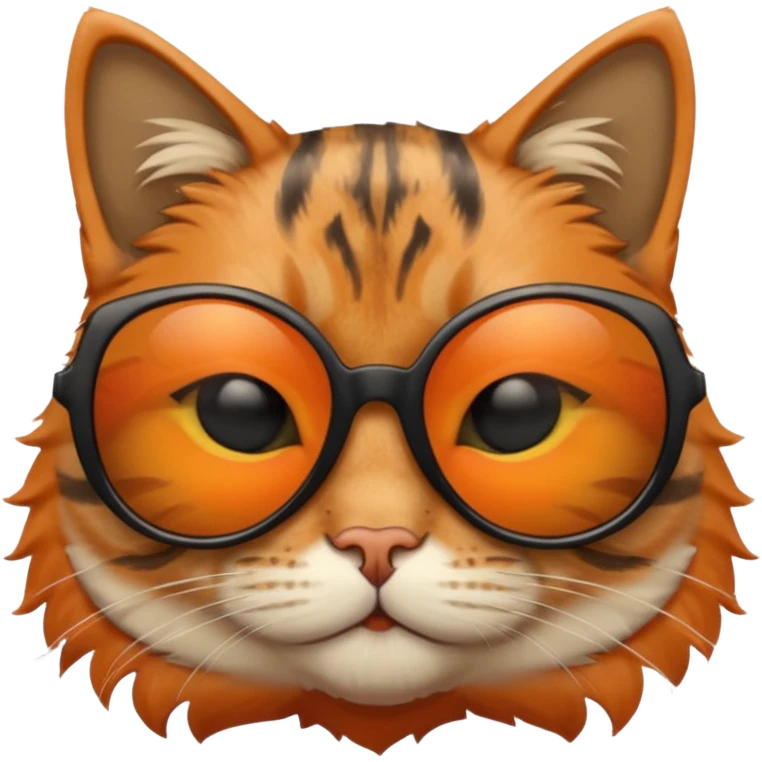 Cat wearing sunglasses emoji