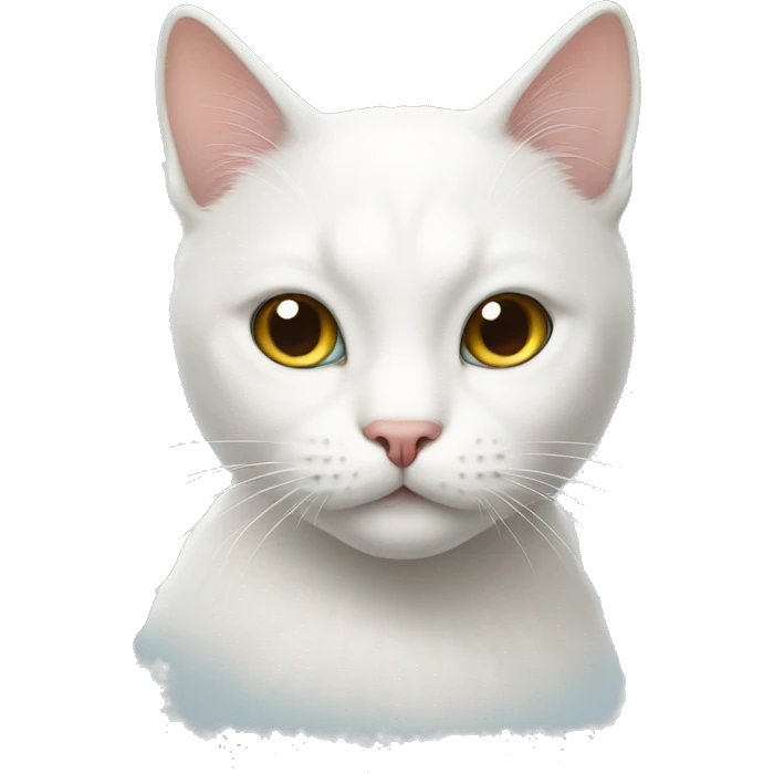 white cat emoji