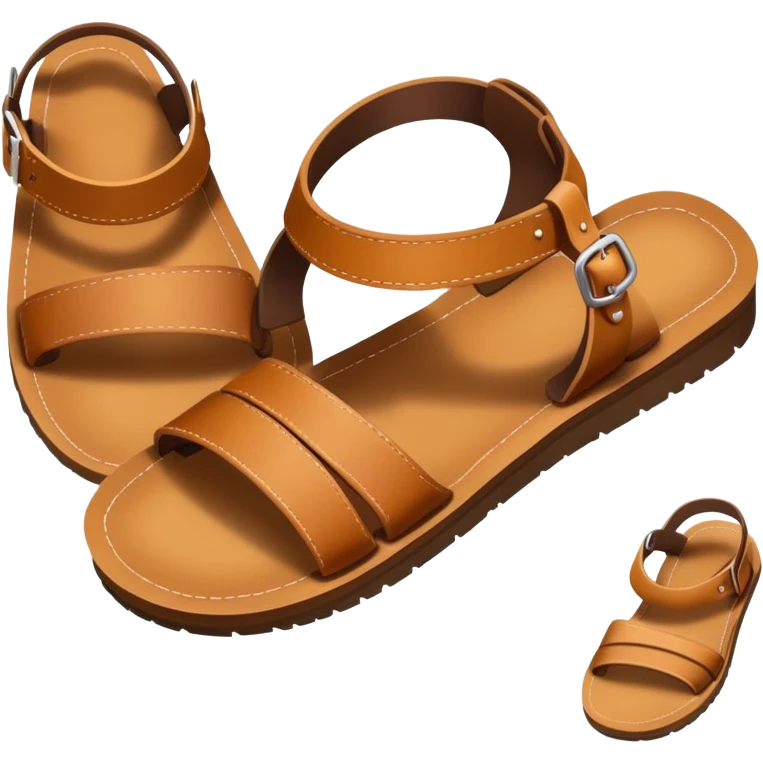 Hand with a sandal emoji
