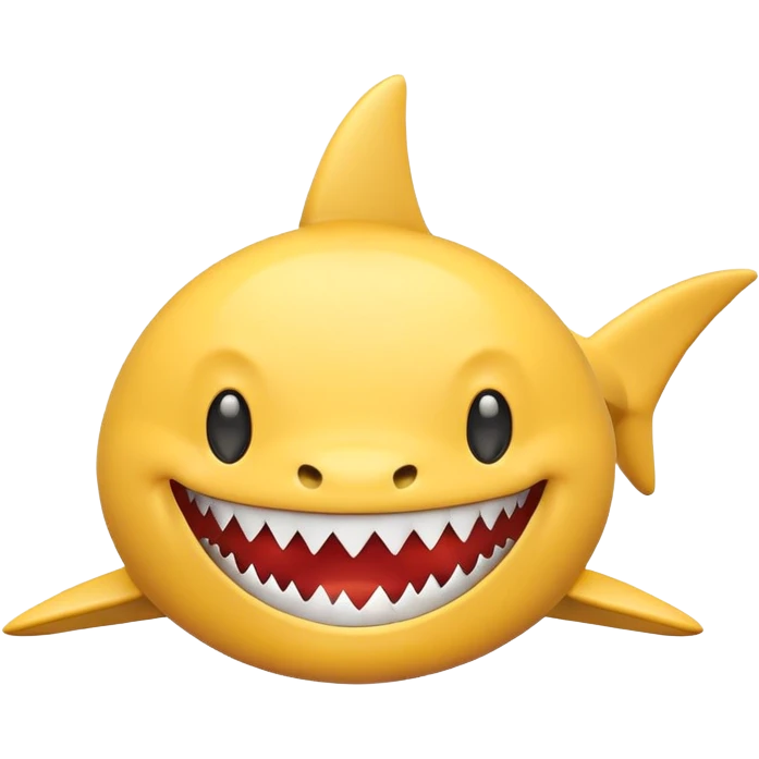 Shark smiley emoji