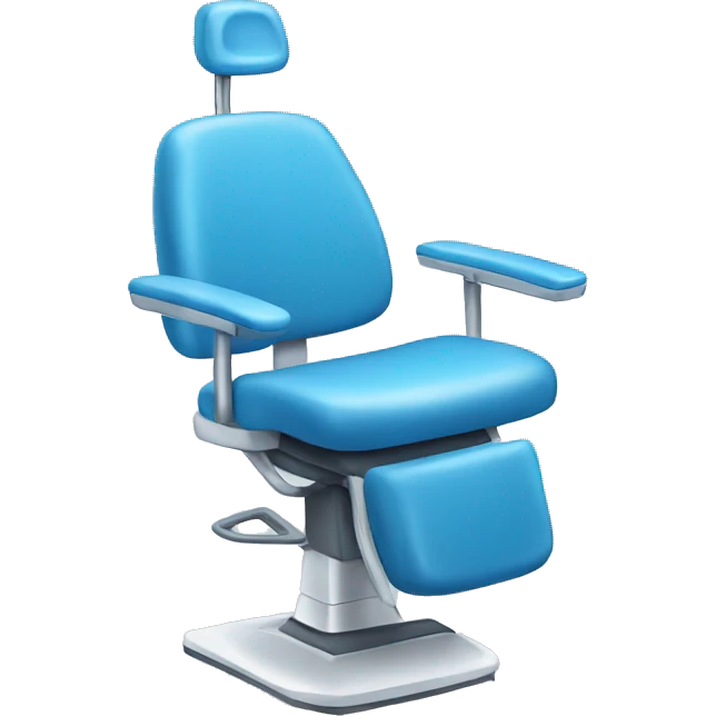 blue dentist chair emoji