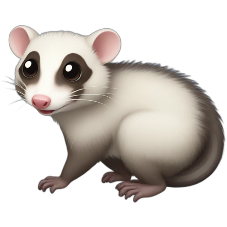 Gliding opossum emoji