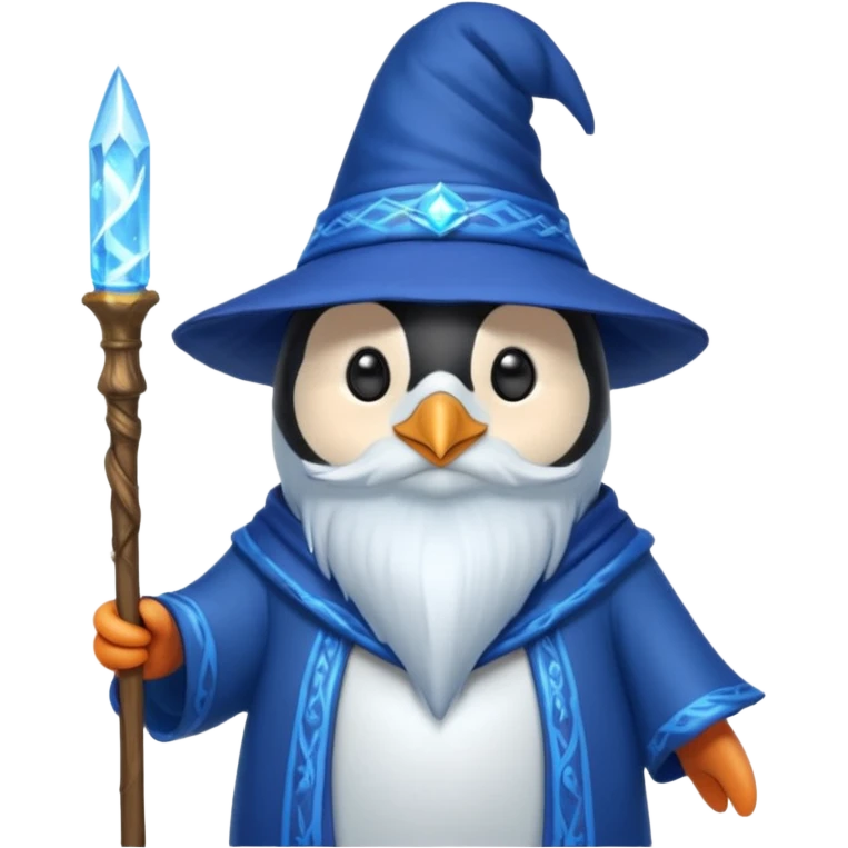 Penguin Wizard emoji