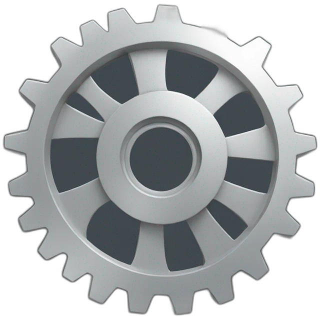 3d gear emoji