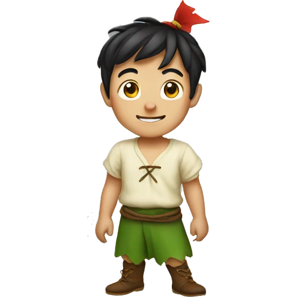 Chinese Peter Pan emoji