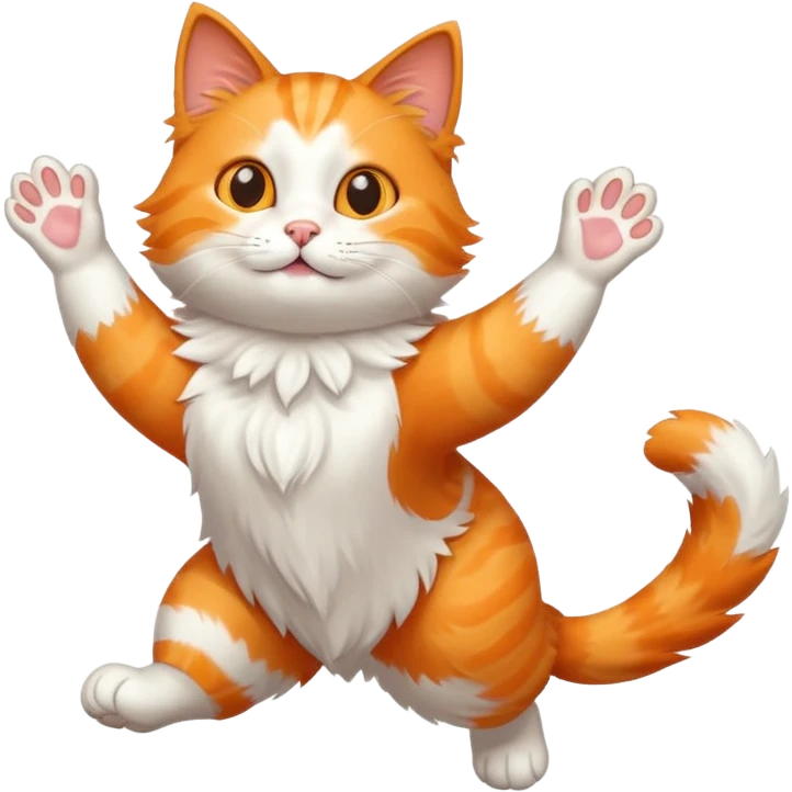 cat flying emoji