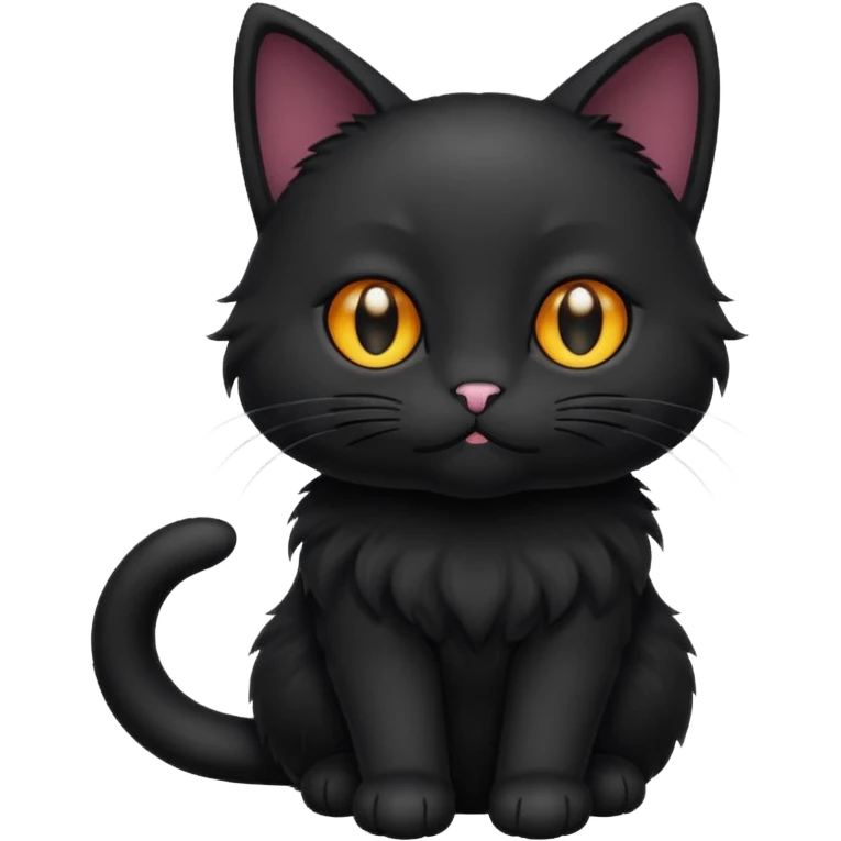Black kitty  emoji