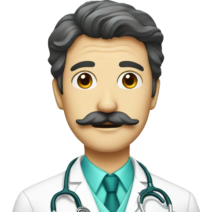 doctor moustache emoji