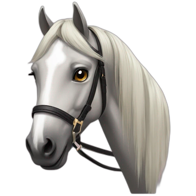 fashionable horse emoji