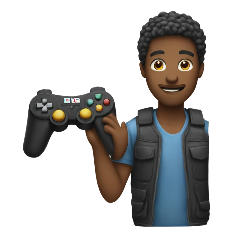 Playing video games  emoji