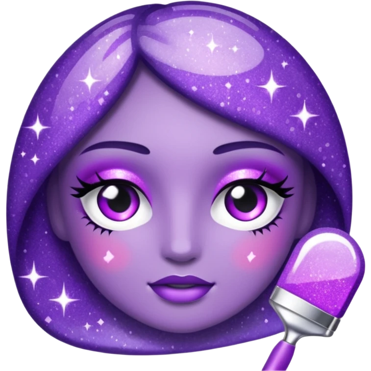 glitter purple remedy emoji
