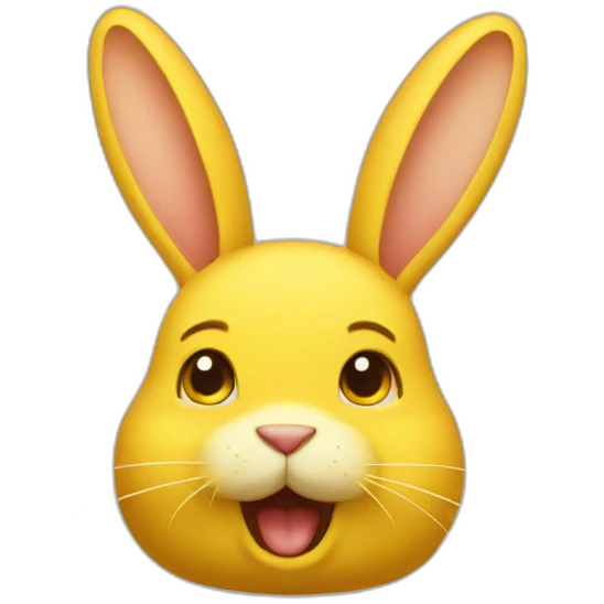 yellow rabbit emoji