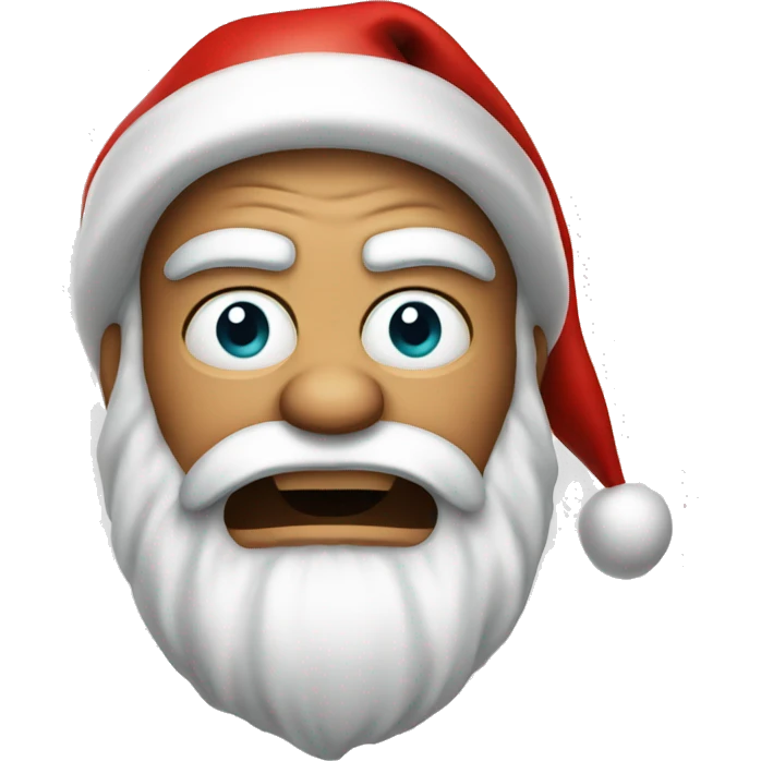 evil Santa clause  emoji