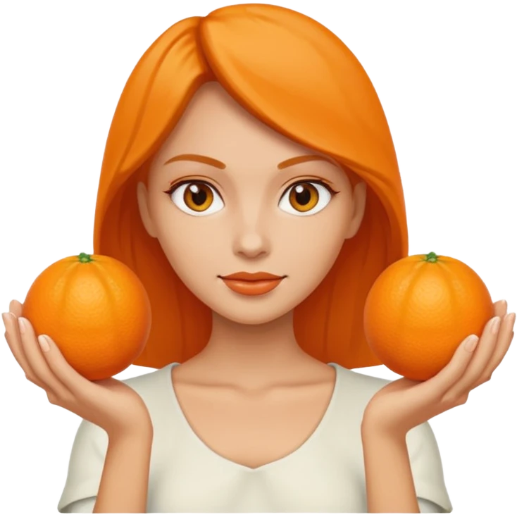 👱‍♀️🍊🍊 emoji