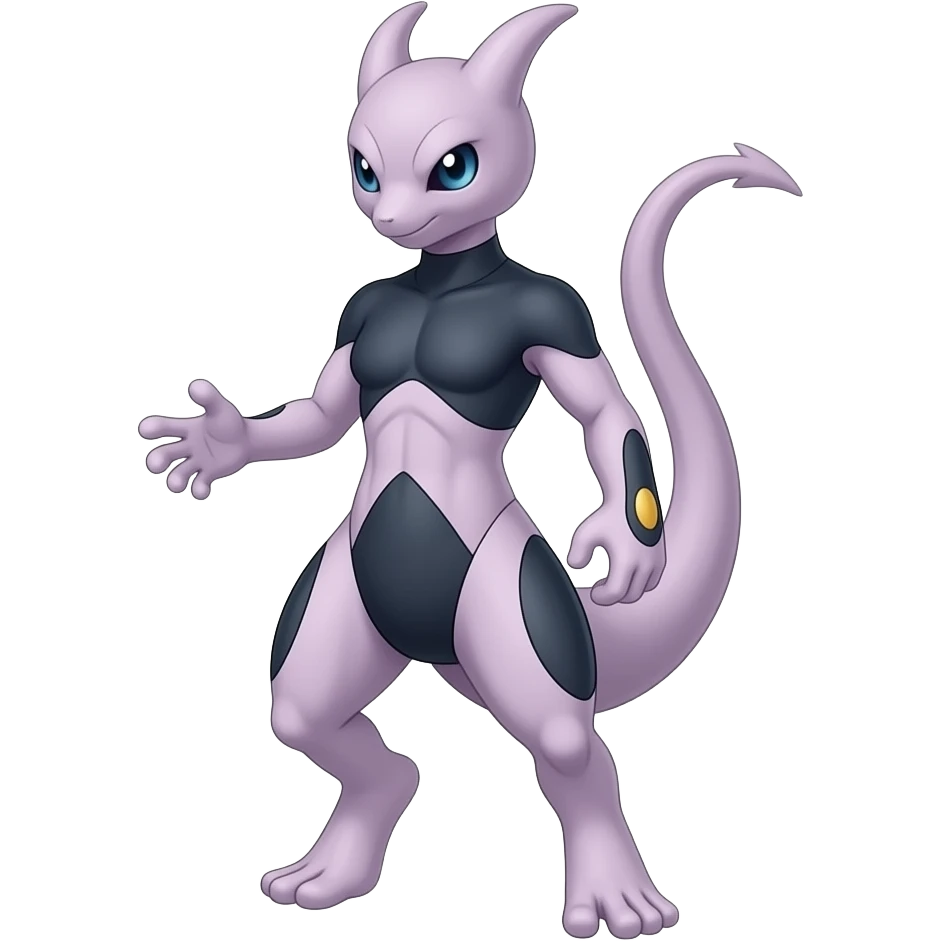 Mewtwo pokemon full body emoji