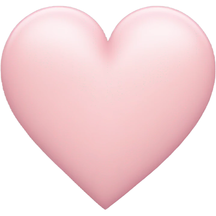 pastel pink heart emoji
