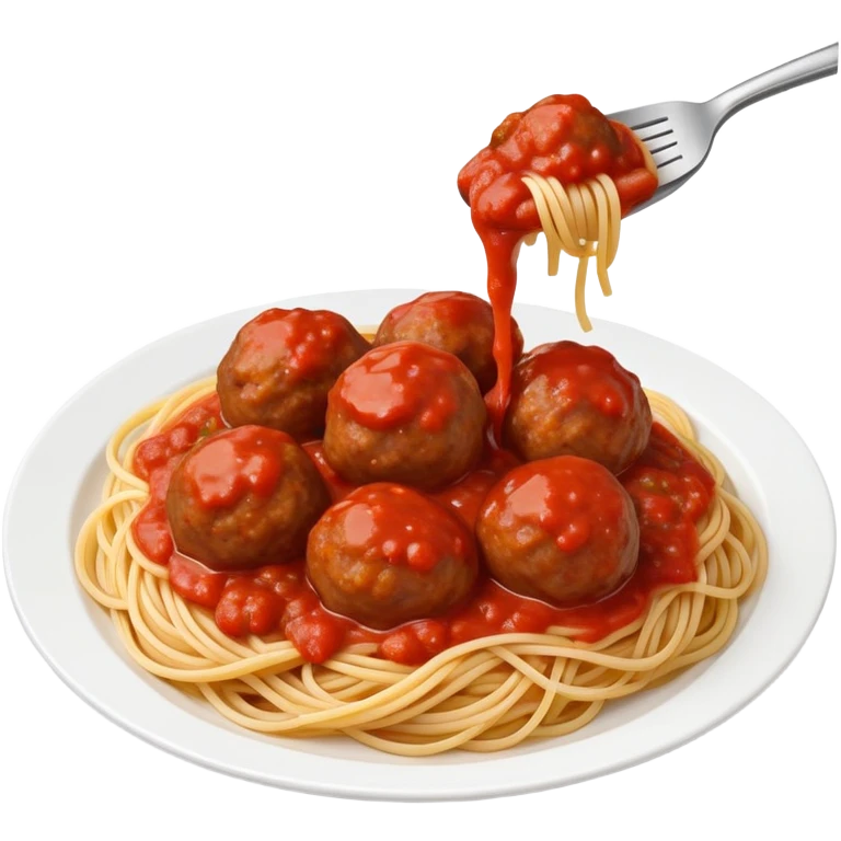 spaghetti with meatballs emoji