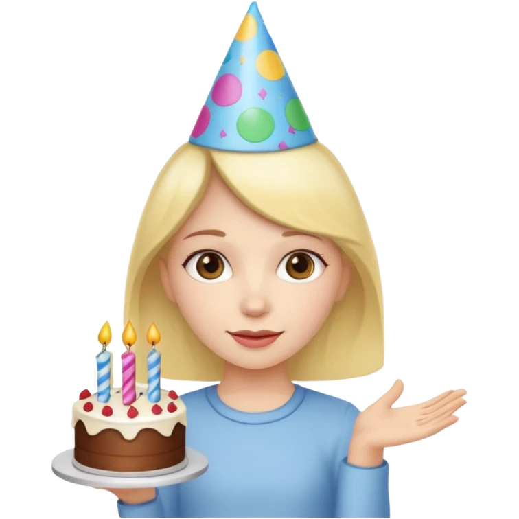 girl for birthday emoji