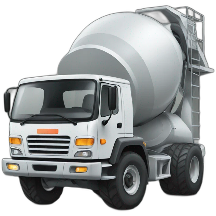 Concrete mixer emoji