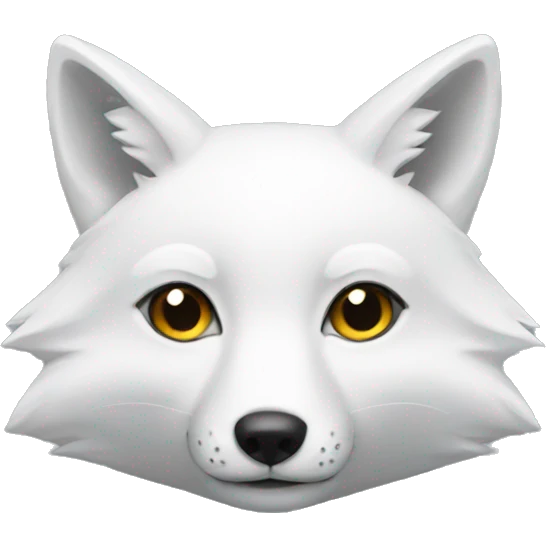 white fox emoji