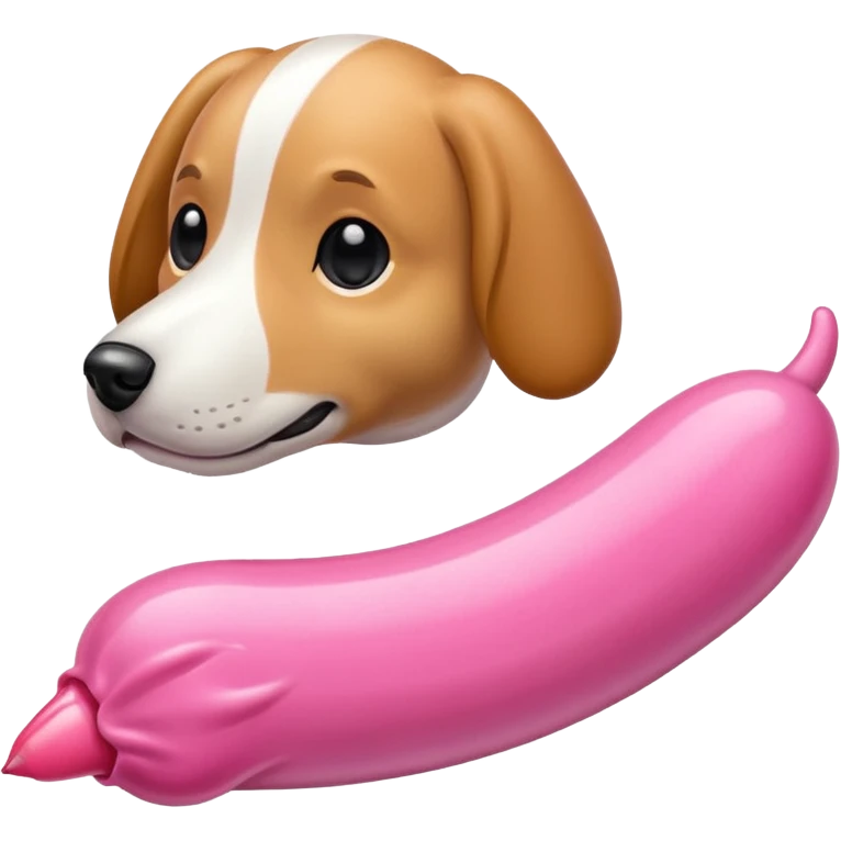 Dog penis emoji