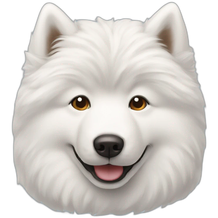 smiling-samoyed-head-only emoji