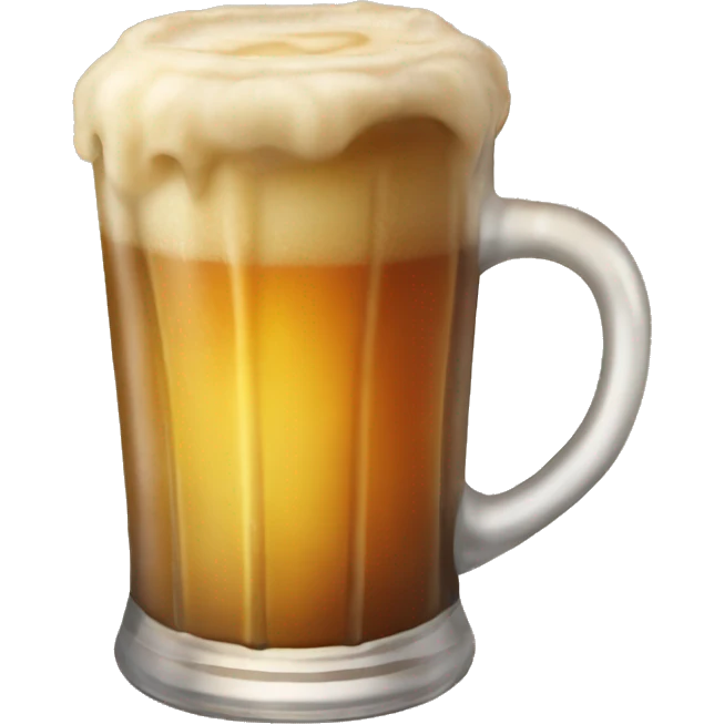 A glass of Butterbeer emoji