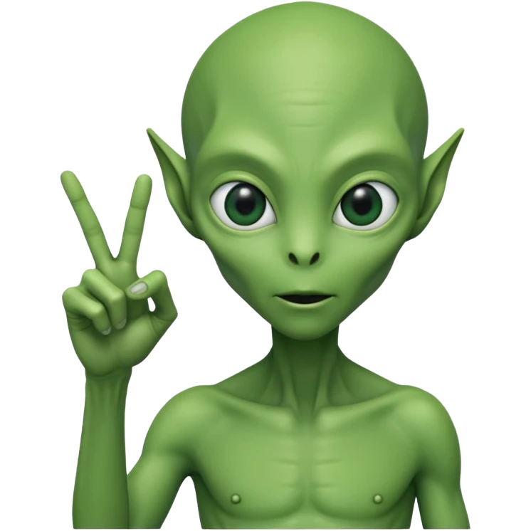 палец вправо инопланетный emoji