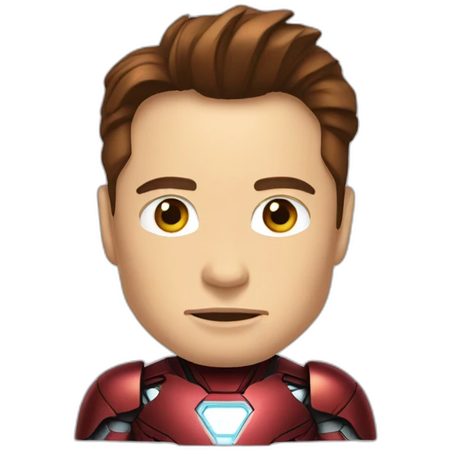 elon musk as iron man emoji