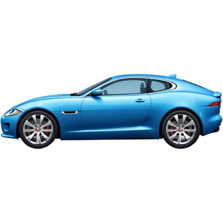 blue jaguar ca side view emoji