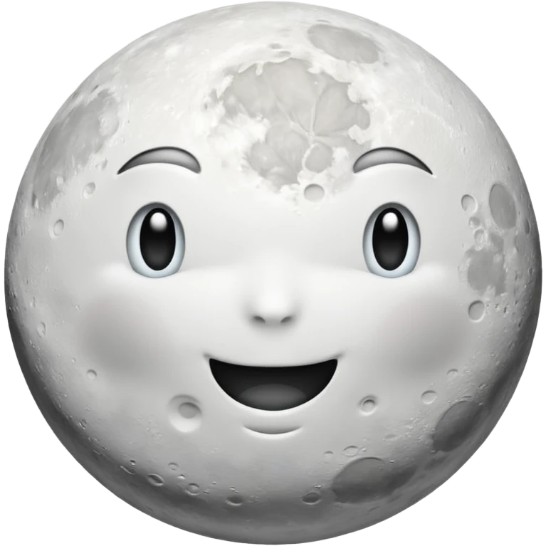 phases of the moon: first moon emoji