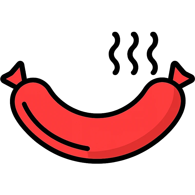 sausage emoji