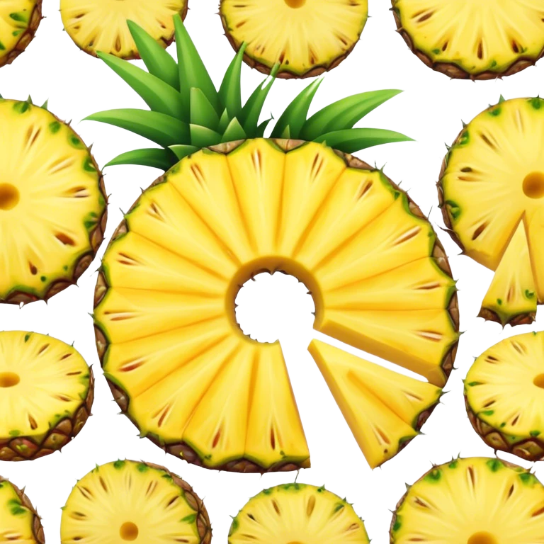 Pineapple slice emoji
