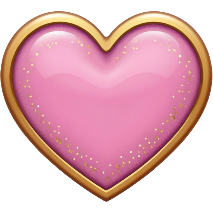 pink and brown love gold emoji