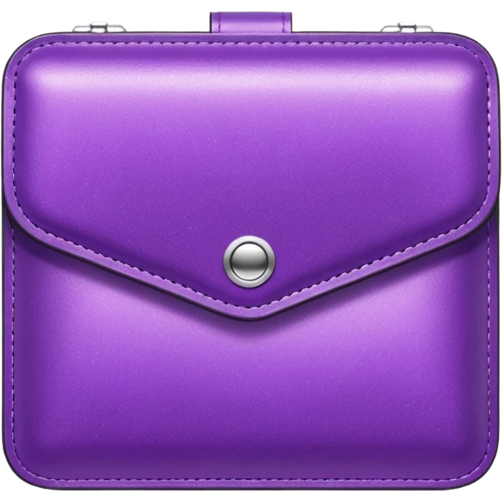 glitter purple wallet emoji