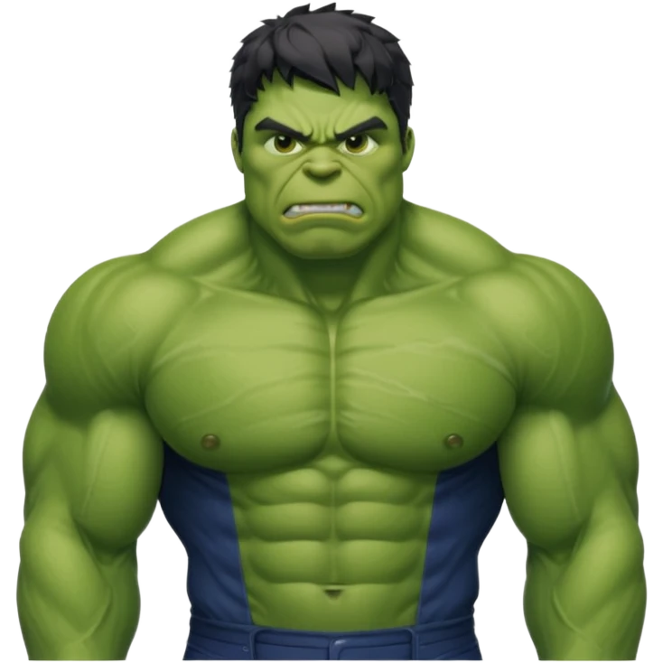 Hulk with a Clean Outfit emoji