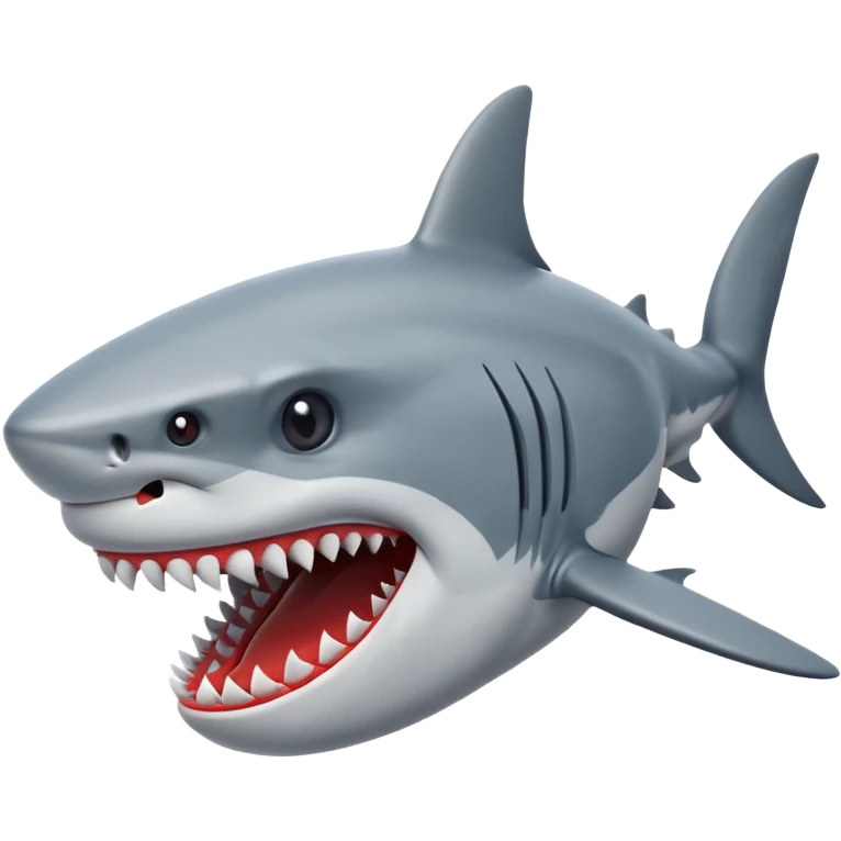 a shark wearing Nike shoes emoji