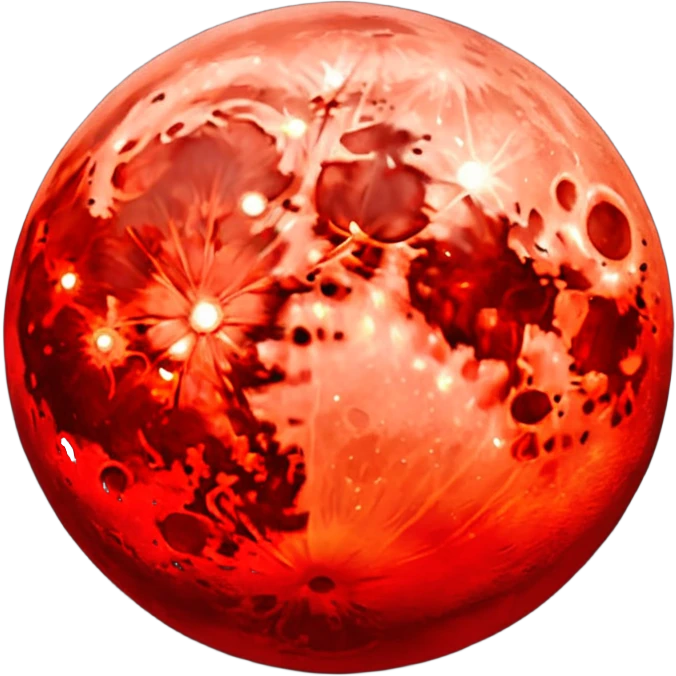 red moon emoji