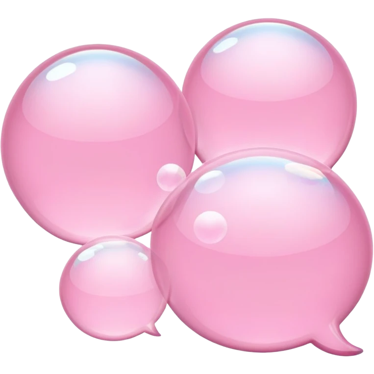 Light pink text messages emoji